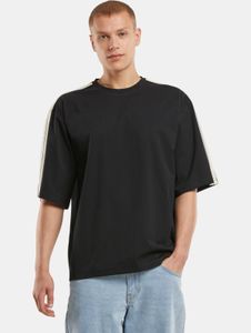 Camiseta cómoda para hombre de Urban Classics, 210 g/m², algodón, negra.