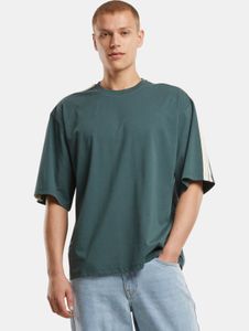 Camiseta casual urbana clásica para hombre, 210 g/m², algodón, verde