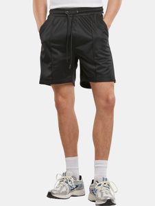 Pantalones cortos cómodos para hombre de Urban Classics con cordón ajustable y bolsillos, color negro.