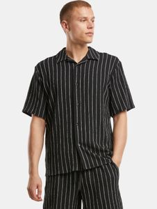 Polo de hombre Versatile Urban Classics, elástico, oversize, 170 g/m², negro