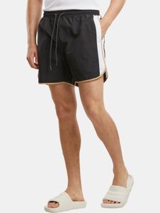 Pantalones cortos de hombre Summer Urban Classics con cordón ajustable, 120 g/m², negro