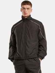 Chaqueta Modern Urban Classics para hombre con cremallera, 68 g/m², negra.