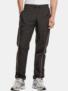 versatile URBAN CLASSICS men's trousers with drawstring, 68 g/m², black