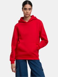 Modern Urban Classics Women's Hoodie with Fleece and Cotton Blend, Red