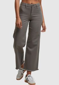 Casual Urban Classics women's jeans, straight fit, stretch, zip fastening, cotton, khaki