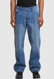 Stylish Urban Classics men's jeans with zip pockets, 350 g/m² cotton, blue