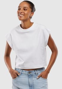 T-shirt sportiva da donna URBAN CLASSICS, oversize, 240 g/m², cotone, bianca