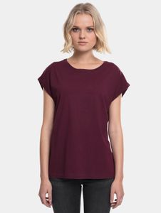 Comfortable Urban Classics women's T-shirt, 140 g/m², cotton, Bordeaux red