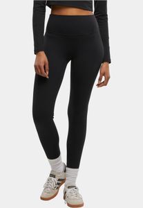 lässige URBAN CLASSICS Damen Hose Stretch Schwarz
