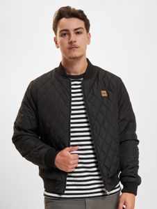 Veste homme Stylish Urban Classics avec fermetures éclair et poches, 72 g/m², noire