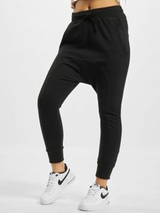vielseitige URBAN CLASSICS Damen Hose Kordelzug Taschen 210 g/m² mit Baumwolle Schwarz