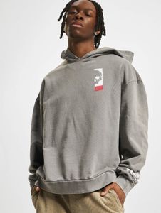 T-shirt da uomo Casual Thug Life in cotone, grigia