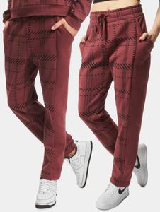Jeans unisex casual Thug Life con coulisse, in cotone, rossi