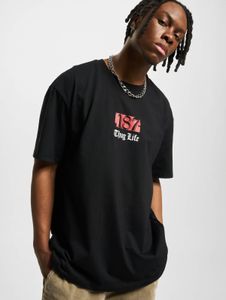 Camiseta informal Thug Life para hombre, de algodón, color negro.