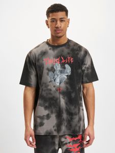 Camiseta deportiva Thug Life para hombre, de algodón, color negro.