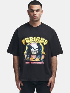 T-shirt oversize confortable pour homme 2Y Studios, 300 g/m², coton, noir