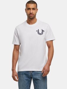 T-shirt homme True Religion moderne en coton blanc
