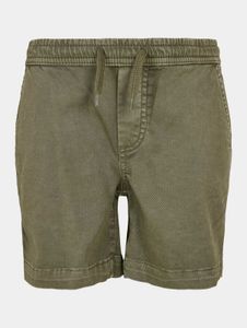 Summery Urban Classics unisex shorts with stretch drawstring, 270 g/m², cotton, khaki