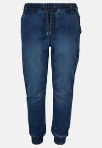 Pantaloni in denim elasticizzato unisex Modern Urban Classics, 275 g/m², in cotone, colore blu.