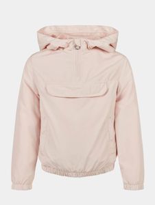 Pull unisexe Soft Urban Classics avec fermeture éclair et capuche, 68 g/m², rose