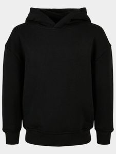 Comfortable Urban Classics unisex hoodie with ribbed cuffs and hood, 300 g/m² cotton, black
