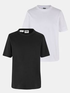 T-shirt unisexe oversize Modern Urban Classics, 180 g/m² coton, blanc/noir