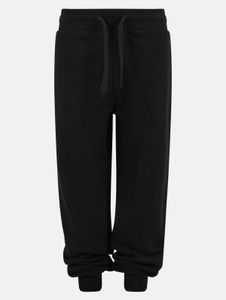 Comfortable Urban Classics unisex trousers with cotton, black