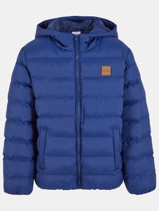 lässige Urban Classics Unisex Jacke Taschen Kapuze 68 g/m² Blau