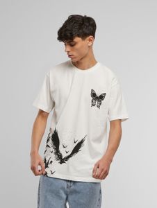 Camiseta cómoda para hombre UNEFECTED, blanca