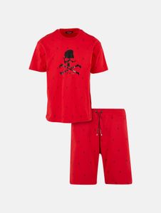 Pantalones versátiles de primera calidad para hombre, talla 2Y, con algodón, color rojo.