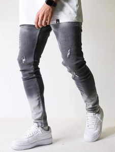 Jeans da uomo 2Y Premium, modello dritto, colore grigio, eleganti.