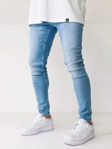 Jean slim stretch bleu pour homme 2Y premium moderne