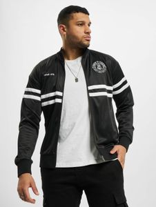 stylische UNFAIR ATHLETICS Herren Trainings-Jacke mit Marken-Patch Sport-Jacke Schwarz