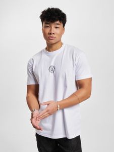 sporty UNFAIR ATHLETICS men's T-shirt with cotton, white