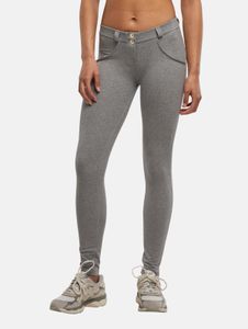 Pantalones vaqueros ajustados elásticos de algodón para mujer Casual Freddy, color gris.