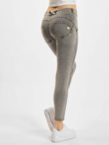 stylische Freddy Damen Jeans Skinny Fit mit Baumwolle Grau