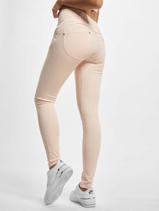 Jeans da donna Freddy, modello skinny, beige.