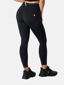 Pantalones vaqueros elásticos modernos Freddy para mujer, color negro.