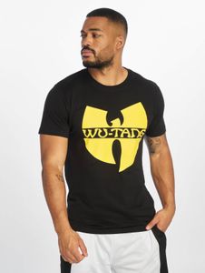 T-shirt homme Wu-Wear, style sportif, 180 g/m², 100 % coton, noir