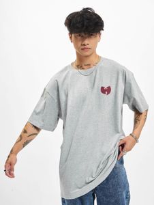 T-shirt casual da uomo Wu-Wear, 180 g/m², cotone, grigia