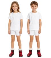 Cozy Kids' Slippers, Warm Winter Socks, Teen Socks, Girls' and Boys' Non-Slip Socks with Sole 928150 Black/Red
