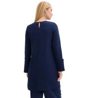 Casual Women's Mini Dress, Tunic-Style Summer Dress with Long Sleeves 956346 Blue