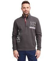 klassischer FQ1924 FQWilliam Herren Troyer mit Stehkragen Pullover 21900589 in Grau oder Blau