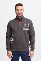 klassischer FQ1924 FQWilliam Herren Troyer mit Stehkragen Pullover 21900589 in Grau oder Blau