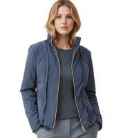 Completo elegante da donna 2 pezzi: cappotto in lana e piumino 2 in 1 con fibre riciclate, 934964, blu notte
