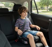 Osann Boost Isofix Child Booster Seat, Certified Child Car Seat with Washable Cover, 135-150cm, Black