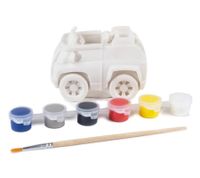 Creative Nickelodeon PAW PATROL DIY Painting Kit – Design Your Own Chase’s Police Car – Gift Idea – Grey/Multicolor