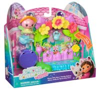 7-Piece GABBY'S DOLLHOUSE Toy Set: Queen Kitty Fairy's Crystal – For the Dollhouse (Pink/Turquoise/Multicolor)