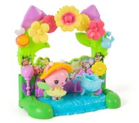 7-Piece GABBY'S DOLLHOUSE Toy Set: Queen Kitty Fairy's Crystal – For the Dollhouse (Pink/Turquoise/Multicolor)
