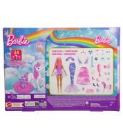 Calendario de Adviento Barbie 2025 con Muñeca - Calendario de Adviento Barbie Fantasía - Para mayores de 3 años - 9600909